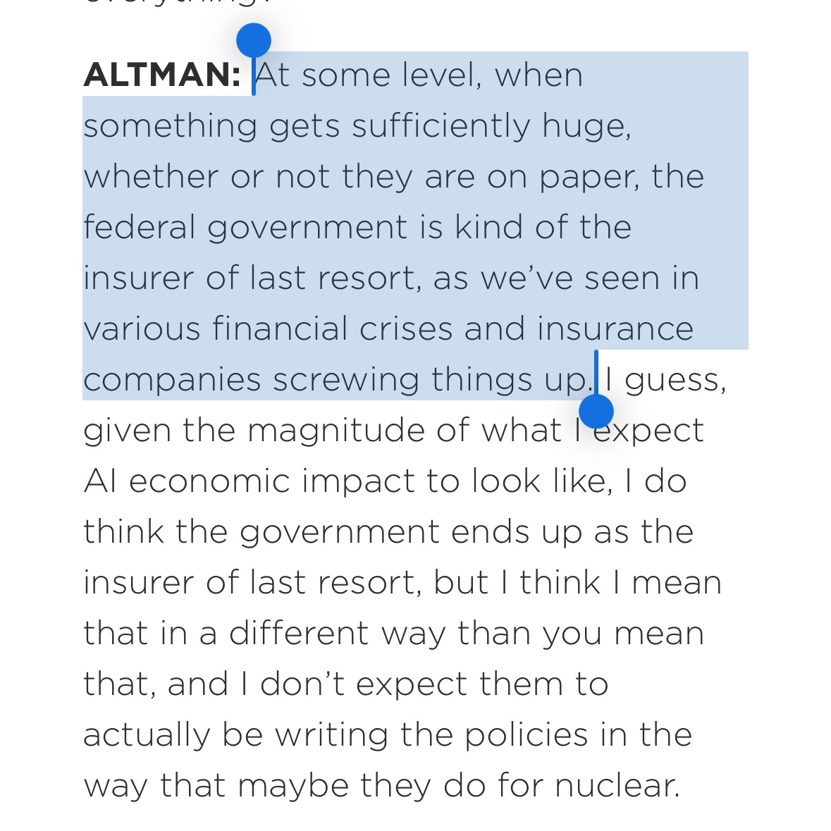 Too big to fail SAMA